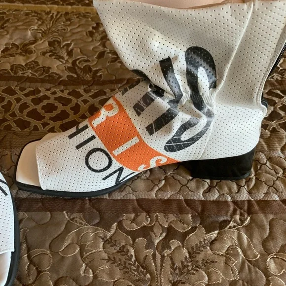 Ankle bootie peep toe sandals - Picture 3 of 4